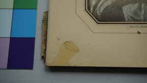 Daguerrotypie Vorzustand Detail